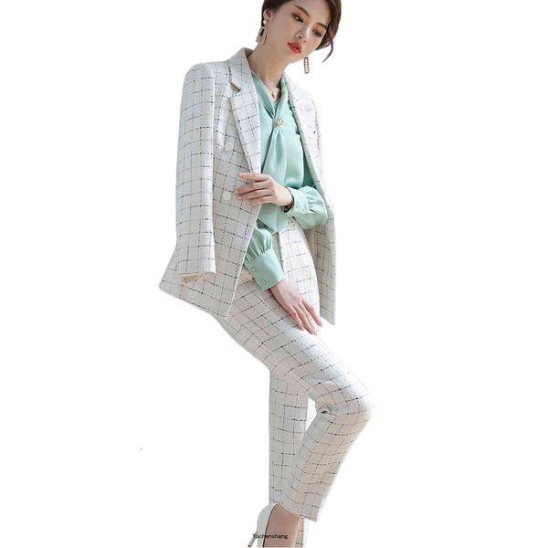 women's suits & blazers formal work blazer and trouser pant suit for women ladies fashion black white plaid business 2 piece set gio8, White;black
women's suits & blazers formal work blazer and trouser pant suit for women ladies fashion black white plaid business 2 piece set gio8, White;black