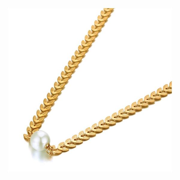chokers goth stainless steel white pearl choker necklaces for women girls bohemia party leaflet charm pendant necklace n20098, Golden;silver
chokers goth stainless steel white pearl choker necklaces for women girls bohemia party leaflet charm pendant necklace n20098, Golden;silver