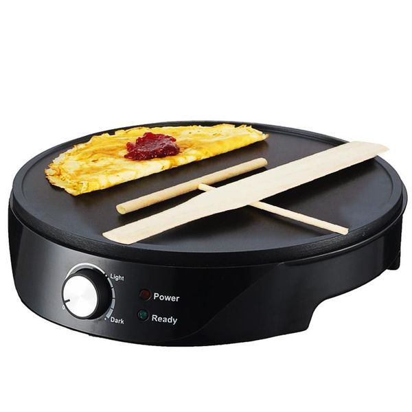electric crepe maker aluminum griddle with adjustable temperature control light pancake bread makers
electric crepe maker aluminum griddle with adjustable temperature control light pancake bread makers
