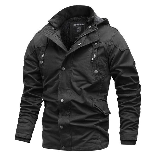 men's jackets zlyh winter hooded military jacket garment dye zipper coat casual medium long fleece windbreaker for men, Black;brown
men's jackets zlyh winter hooded military jacket garment dye zipper coat casual medium long fleece windbreaker for men, Black;brown