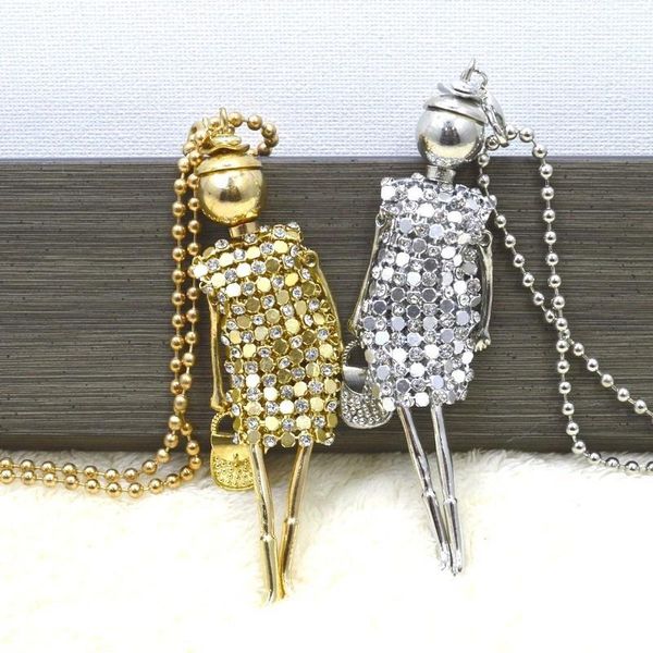 pendants 1pc rhinestone doll pendant necklaces ethnic girls long sweater for women girl jewelry, Black
pendants 1pc rhinestone doll pendant necklaces ethnic girls long sweater for women girl jewelry, Black