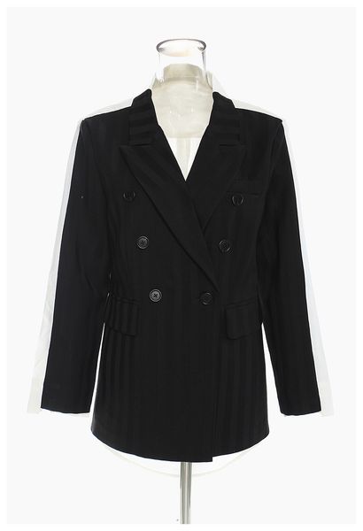 msxu feminine stylish retro-engraved fashion shreds blazer jacket suits, Black;brown
msxu feminine stylish retro-engraved fashion shreds blazer jacket suits, Black;brown