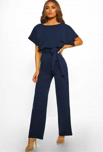 women ladies fashion casual summer long trousers solid short sleeve o neck jumpsuit party clubwear plus size, Black;white
women ladies fashion casual summer long trousers solid short sleeve o neck jumpsuit party clubwear plus size, Black;white