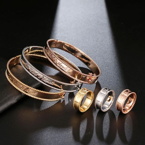 earrings & necklace honghong bangle&rings 2pcs sets for women classic smooth with letters bacelets&ring set fashion jewelry, Silver
earrings & necklace honghong bangle&rings 2pcs sets for women classic smooth with letters bacelets&ring set fashion jewelry, Silver