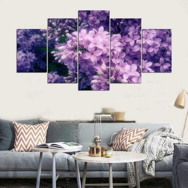 wall art pictures modern home decoration painting 5 panel purple flower living room canvas hd print modular poster(no frame)
wall art pictures modern home decoration painting 5 panel purple flower living room canvas hd print modular poster(no frame)
