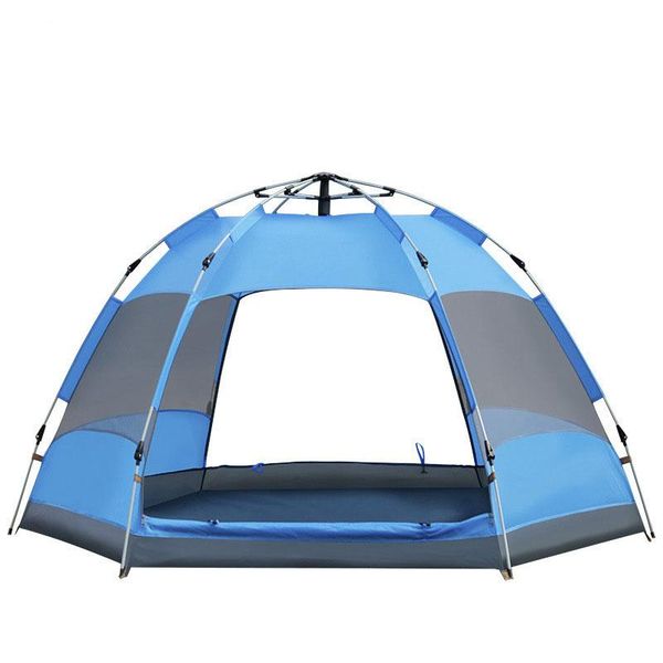 3-4-5 persons double deck door camping supplies outdoor sunscreen hexagonal automatic tent tents and shelters
3-4-5 persons double deck door camping supplies outdoor sunscreen hexagonal automatic tent tents and shelters