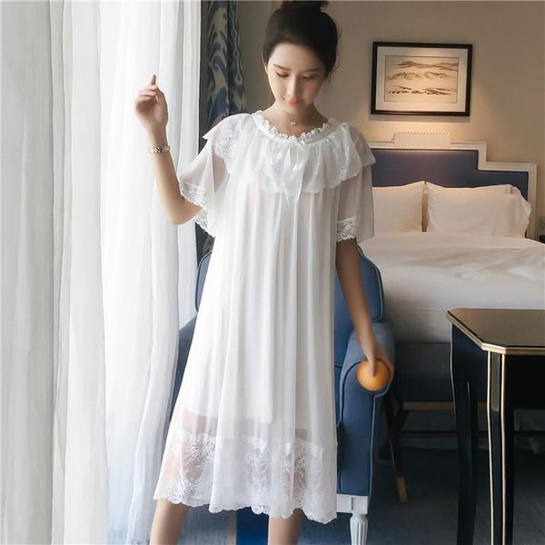 women's sleepwear white sleep sleepshirt summer women mesh nightdress short sleeve dress lounge gown nightgown lingerie home clothes, Black;red
women's sleepwear white sleep sleepshirt summer women mesh nightdress short sleeve dress lounge gown nightgown lingerie home clothes, Black;red