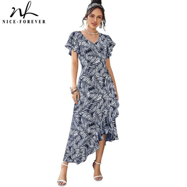 casual dresses nice-forever summer women vintage bono with ruffle sleeve beach flare maxi long dress 2btya156, Black;gray
casual dresses nice-forever summer women vintage bono with ruffle sleeve beach flare maxi long dress 2btya156, Black;gray