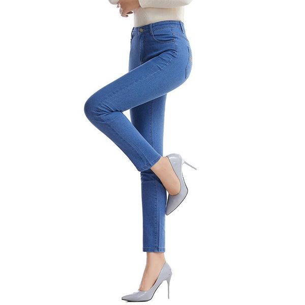 women high waist jeans female 2021 spring summer casual pocket embroidery straight denim trousers pantalones mujer vaqueros women's, Blue
women high waist jeans female 2021 spring summer casual pocket embroidery straight denim trousers pantalones mujer vaqueros women's, Blue