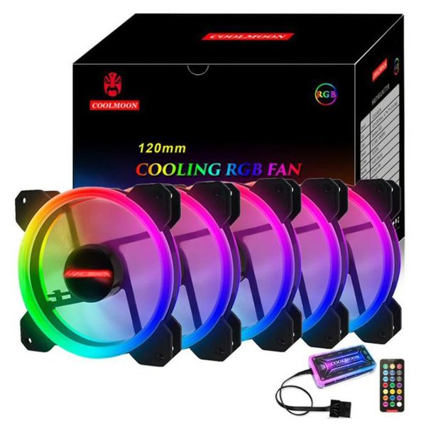 12cm 120mm deskcomputer cooling fan colorful discoloration rgb chassis silent with remote control lappads
12cm 120mm deskcomputer cooling fan colorful discoloration rgb chassis silent with remote control lappads