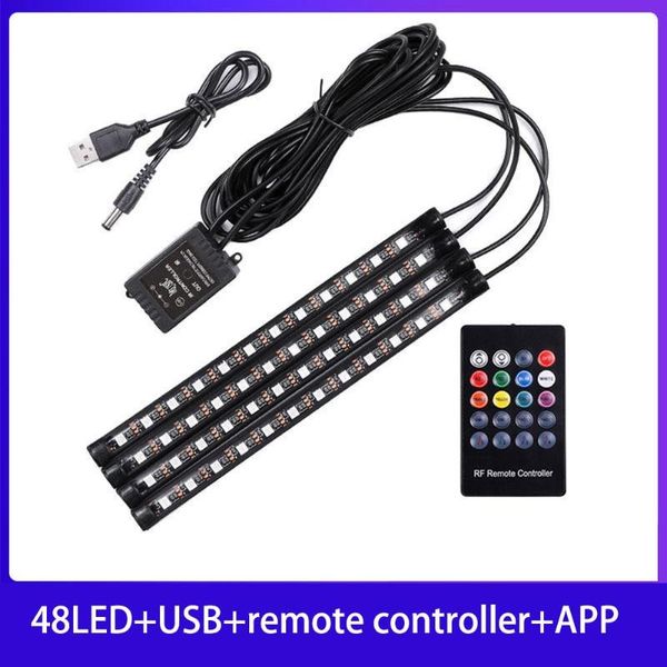 interior&external lights universal car 48 led strip foot neon lamp atmosphere decorative usb/cigarette lighter auto interior accessories
interior&external lights universal car 48 led strip foot neon lamp atmosphere decorative usb/cigarette lighter auto interior accessories