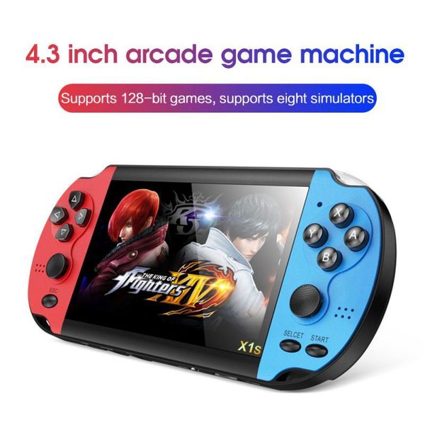 handheld game console 4.3inch display 128bit nostalgic 8g double-rocker classic retro mini mp4 video consolas portable players
handheld game console 4.3inch display 128bit nostalgic 8g double-rocker classic retro mini mp4 video consolas portable players
