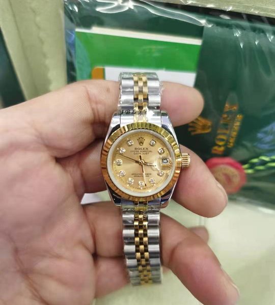 14 colors women 26mm automatic mechanical diamonds watch no battery sweeping movement self winding stainless steel clock datejust wristwatch, Slivery;brown
14 colors women 26mm automatic mechanical diamonds watch no battery sweeping movement self winding stainless steel clock datejust wristwatch, Slivery;brown