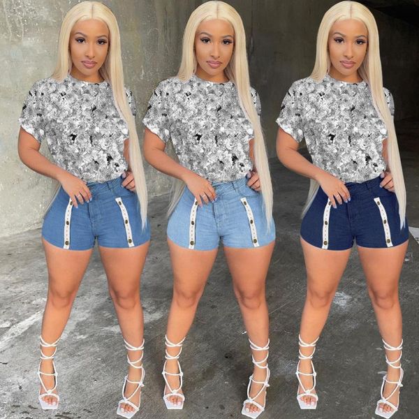 women's jeans fashion women summer shorts high waist patchwork skinny stretchy denim female casual trousers, Blue
women's jeans fashion women summer shorts high waist patchwork skinny stretchy denim female casual trousers, Blue