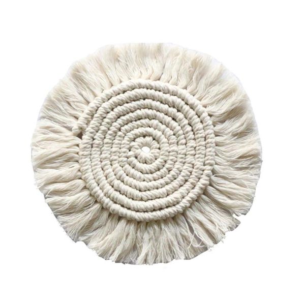 table decor hand woven placemats pads macrame heat-insulating non-slip tea cup for home restaurant ornament mats &
table decor hand woven placemats pads macrame heat-insulating non-slip tea cup for home restaurant ornament mats &