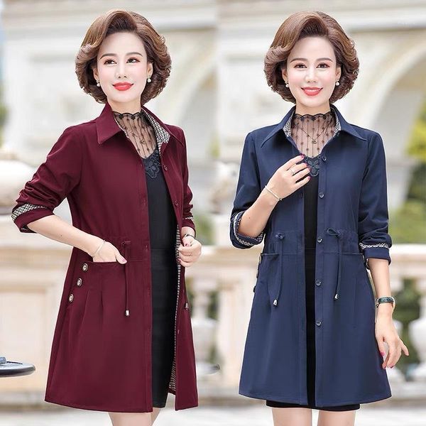 women's trench coats mom's medium and long windbreaker jacket is thin. direct sales of middle-aged elderly fashion manufacturers i, Tan;black
women's trench coats mom's medium and long windbreaker jacket is thin. direct sales of middle-aged elderly fashion manufacturers i, Tan;black