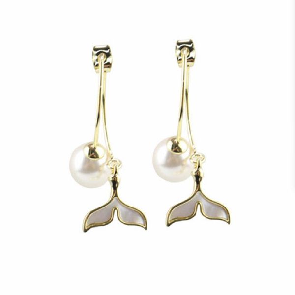 dangle & chandelier fish tail pearl earrings for women gifts crystal bell drop 2021 fashion jewelry, Silver
dangle & chandelier fish tail pearl earrings for women gifts crystal bell drop 2021 fashion jewelry, Silver