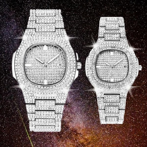 drop iced out watch men bling diamond waterproof womens watches ladies luxury quartz clock man stainless steel relogio wristwatches, Slivery;brown
drop iced out watch men bling diamond waterproof womens watches ladies luxury quartz clock man stainless steel relogio wristwatches, Slivery;brown