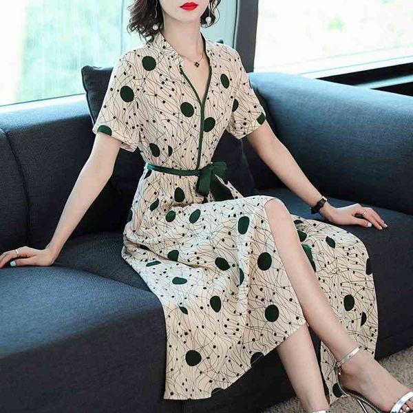 silk beach women's summer 2020 fashion temperament slim print silk dress long skirt, Black;gray
silk beach women's summer 2020 fashion temperament slim print silk dress long skirt, Black;gray
