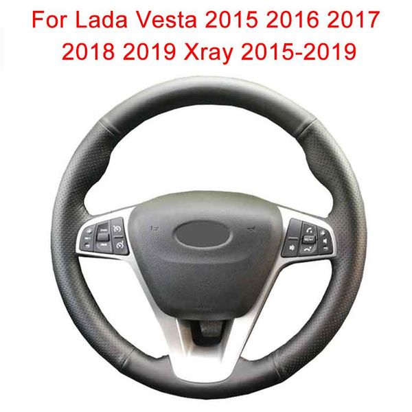 customize car steering wheel cover for lada vesta 2021 xray 2021-2021 leather braid covers
customize car steering wheel cover for lada vesta 2021 xray 2021-2021 leather braid covers