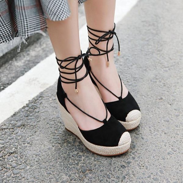 sandals rome cross tied gladiator women faux suede round toe punk rock gothic wedge high heels party ladies shoes summer 0vqo, Black
sandals rome cross tied gladiator women faux suede round toe punk rock gothic wedge high heels party ladies shoes summer 0vqo, Black