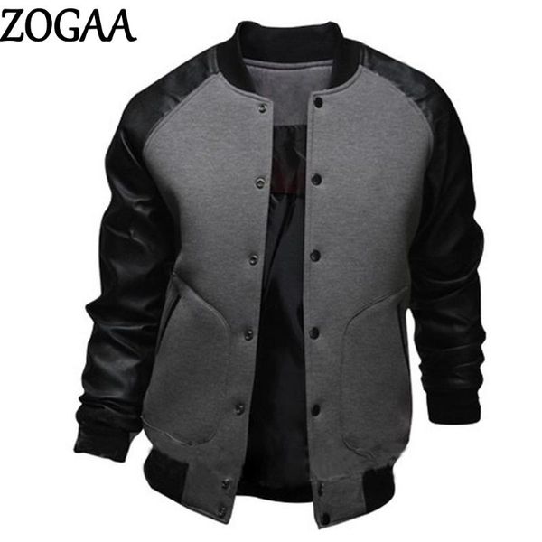 mens baseball jackets autumn casual pu leather coats single-breasted patchwork slim stand collar windbreaker men's, Black;brown
mens baseball jackets autumn casual pu leather coats single-breasted patchwork slim stand collar windbreaker men's, Black;brown