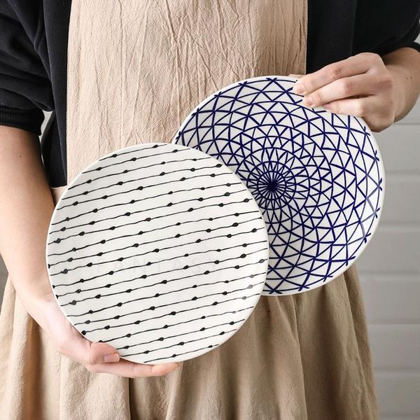 dishes & plates nordic creative geometric design underglaze ceramic handmade dinner serving dish plate round kitchen tableware home decor
dishes & plates nordic creative geometric design underglaze ceramic handmade dinner serving dish plate round kitchen tableware home decor