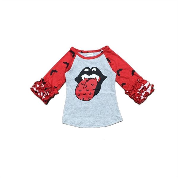 fall winter girls halloween bat tongue shirt baby long sleeve grey red raglans, Blue
fall winter girls halloween bat tongue shirt baby long sleeve grey red raglans, Blue