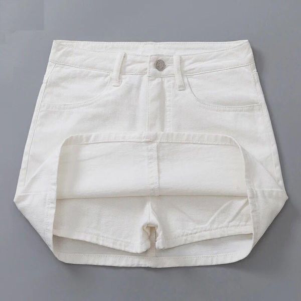 skirts denim skirt female summer high waist a-line white chic all-match hakama, Black
skirts denim skirt female summer high waist a-line white chic all-match hakama, Black