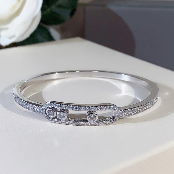 bangle trends in 2021 opening design brand bracelet women's girls man zircon minimalist style sub gold material high love, Black
bangle trends in 2021 opening design brand bracelet women's girls man zircon minimalist style sub gold material high love, Black