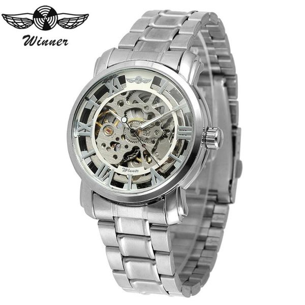brand winner watches men luxury gold silver skeleton mechanical watch men's fashion steel band wristwatches montre homme, Slivery;brown
brand winner watches men luxury gold silver skeleton mechanical watch men's fashion steel band wristwatches montre homme, Slivery;brown