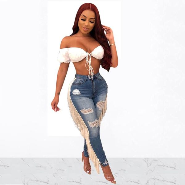women's pants & capris high waist solid color vintage hole jeans women autumn plus size tassel denim mujer fashion worn fringed slim tr, Black;white
women's pants & capris high waist solid color vintage hole jeans women autumn plus size tassel denim mujer fashion worn fringed slim tr, Black;white
