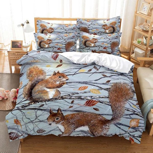 bedding sets cute little animal squirrel duvet cover set 3d digital printing bed linen fashion design comforter
bedding sets cute little animal squirrel duvet cover set 3d digital printing bed linen fashion design comforter