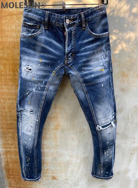 men's jeans fashion brand biker stretch men slim pants mens denim trousers skinny button hole pencil for 150, Blue
men's jeans fashion brand biker stretch men slim pants mens denim trousers skinny button hole pencil for 150, Blue