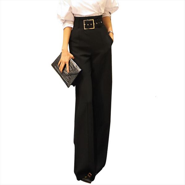 thick black wide legged womens pant style high waist with belt straight slimminng trousers for autumn winter tall, Black;white
thick black wide legged womens pant style high waist with belt straight slimminng trousers for autumn winter tall, Black;white
