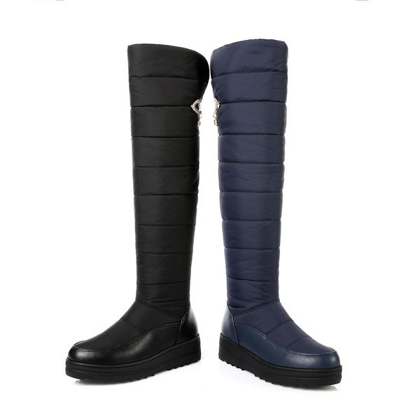 asumer fashion winter keep warm snow woman round foot zip with knee boots down to exhibit water and, Black
asumer fashion winter keep warm snow woman round foot zip with knee boots down to exhibit water and, Black
