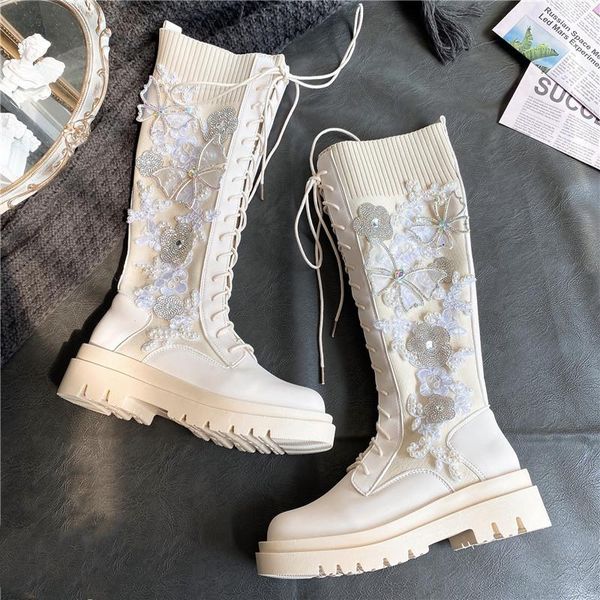 high boots women's luxury in autumn and winter 2021, Black