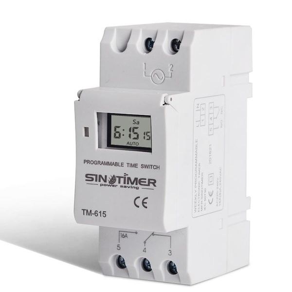 timers digital time switch relay ac 12~220v weekly 7 days programmable timer control din rail mount for electric appliance 
timers digital time switch relay ac 12~220v weekly 7 days programmable timer control din rail mount for electric appliance