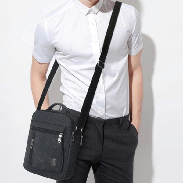 fashion men's casual shoulder bag solid color business messenger simple large capacity multi-purpose canvas duffel bags
fashion men's casual shoulder bag solid color business messenger simple large capacity multi-purpose canvas duffel bags