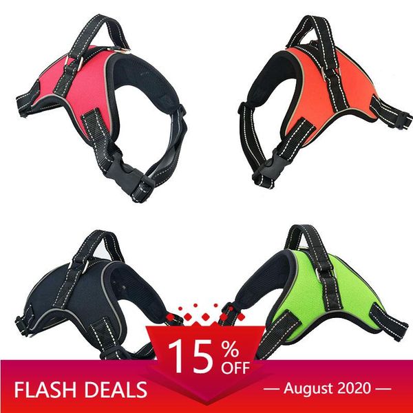 dog collars & leashes vest harness reflective leads mesh pet walk out hand strap adjustable harnesses for medium large dogs size s-xxl
dog collars & leashes vest harness reflective leads mesh pet walk out hand strap adjustable harnesses for medium large dogs size s-xxl