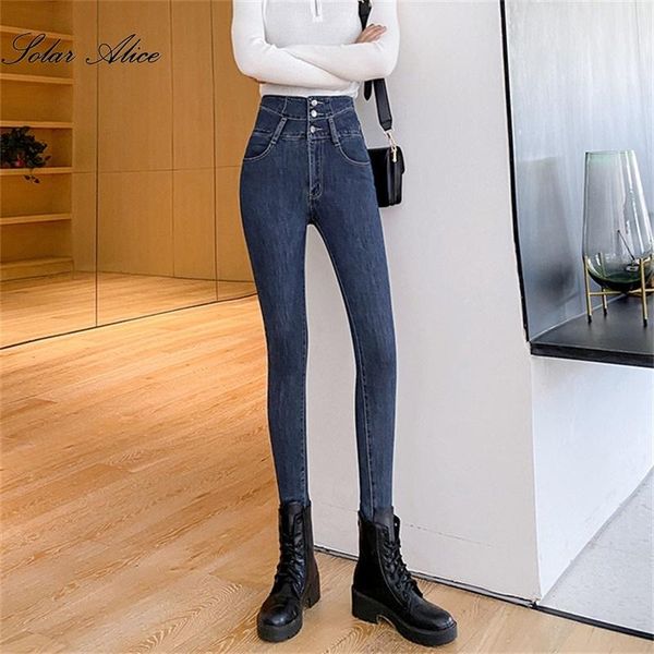 women's spring and autumn high-waisted small-footed jeans stretch-breasted slim fit pencil pants, Blue
women's spring and autumn high-waisted small-footed jeans stretch-breasted slim fit pencil pants, Blue