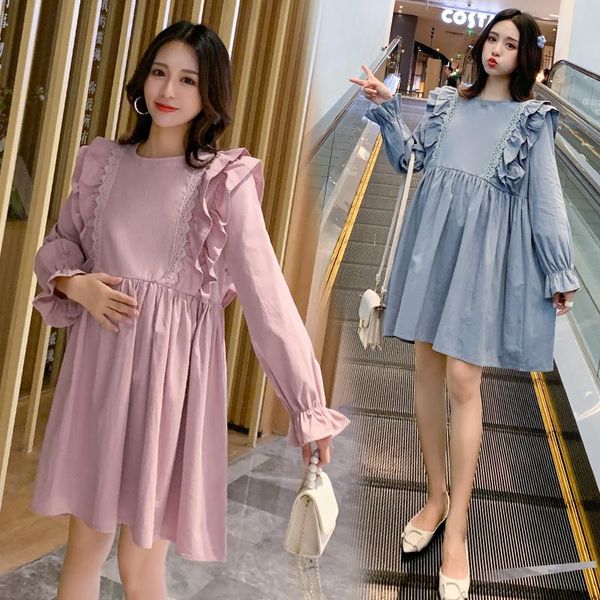 maternity dresses 9002# dress spring autumn long sleeve easy matching loose stylish for pregnant women mom, White
maternity dresses 9002# dress spring autumn long sleeve easy matching loose stylish for pregnant women mom, White