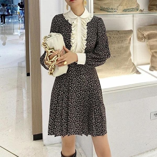 casual dresses 2021 ladies fashion long-sleeved lapel pleated french retro full-sleeved lace polka dot dress floral, Black;gray
casual dresses 2021 ladies fashion long-sleeved lapel pleated french retro full-sleeved lace polka dot dress floral, Black;gray