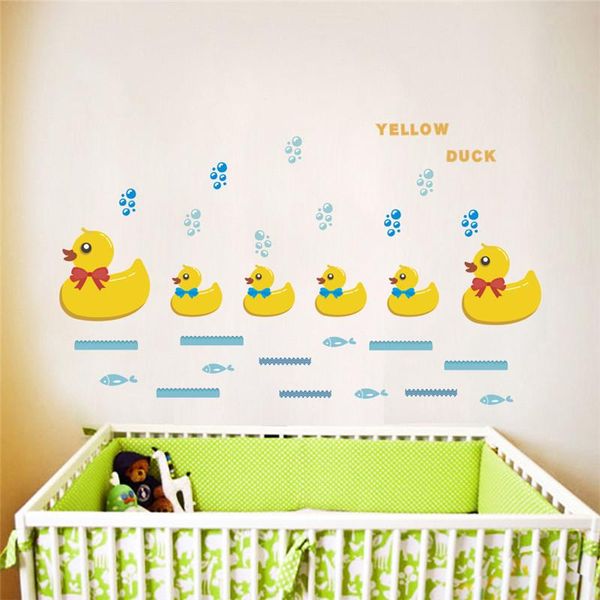wall stickers cute yellow ducks with fish for kids room bathroom home decoration cartoon animal mural art diy pvc decal
wall stickers cute yellow ducks with fish for kids room bathroom home decoration cartoon animal mural art diy pvc decal