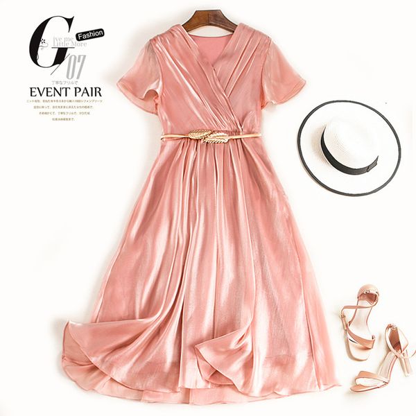 dresses summer women elegant satin v-neck belt dresses solid short sleeve long dress party jc332, Black;gray
dresses summer women elegant satin v-neck belt dresses solid short sleeve long dress party jc332, Black;gray