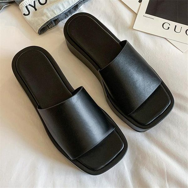 slippers women sandals platform shoes 2021 summer slipper indoor outdoor flip-flops beach female, Black
slippers women sandals platform shoes 2021 summer slipper indoor outdoor flip-flops beach female, Black
