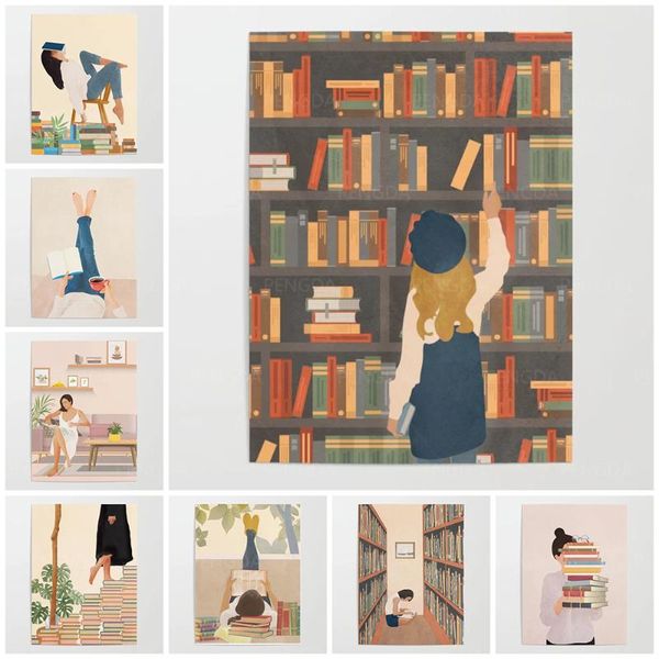 paintings modular canvas home decor library bool cartoon view prints painting poster modern wall art pictures for living room no framed
paintings modular canvas home decor library bool cartoon view prints painting poster modern wall art pictures for living room no framed