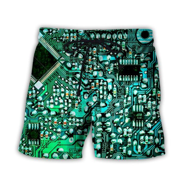 men's shorts electronic chip hip hop mens 3d print board summer beach quick dry streetwear harajuku casual baggys 01, White;black
men's shorts electronic chip hip hop mens 3d print board summer beach quick dry streetwear harajuku casual baggys 01, White;black