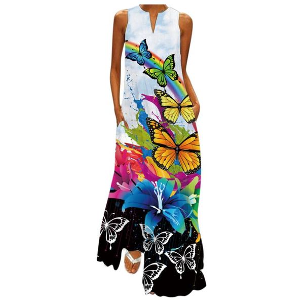 casual dresses 62# women dress boho vintage sundress sleeveless print v-neck maxi summer party cami with pockets female blusas, Black;gray
casual dresses 62# women dress boho vintage sundress sleeveless print v-neck maxi summer party cami with pockets female blusas, Black;gray