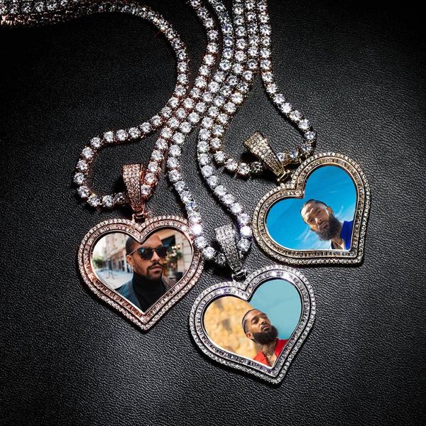 custom made heart po roundness solid back pendant necklace with tennis chain cubic zirconia mens hip hop jewelry necklaces, Silver
custom made heart po roundness solid back pendant necklace with tennis chain cubic zirconia mens hip hop jewelry necklaces, Silver
